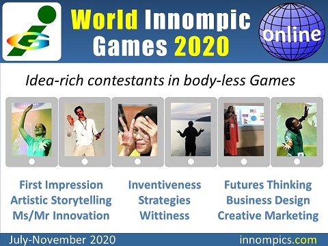 Great Headline online World Innompic Games 2020 Idea-rich contestants in body-less Games Vadim Kotelnikov