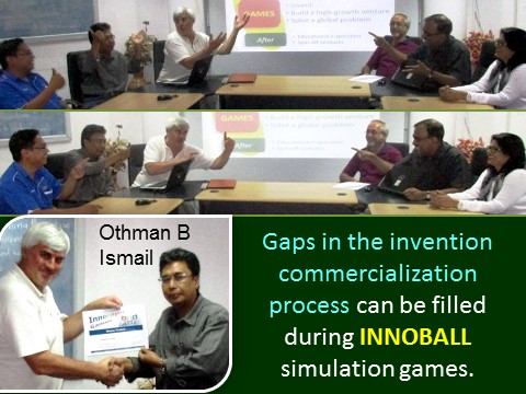 Innovation Football entrepreneurial simulation game, Innoball benenfits, Othman Ismail Malaysia testimonials
