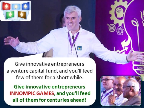 Vadim Kotelnikov: Give innovative entrepreneurs INNOMPIC GAMES, and you'll feed all of them for centuries ahead.