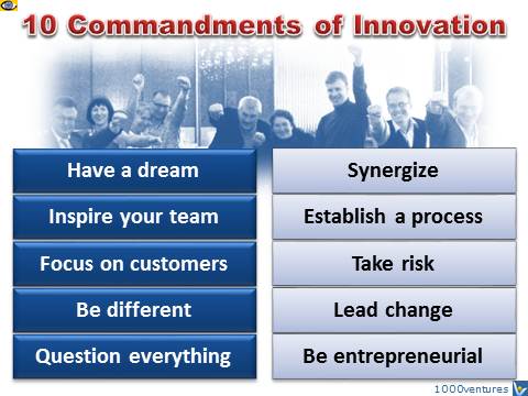 Innovation: 10 Commandments