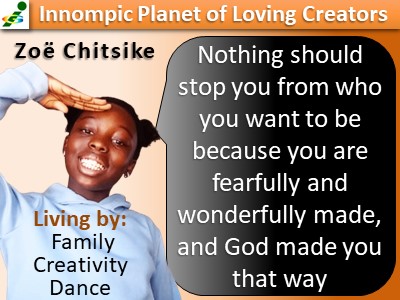 Zo Chitsike Zimbabwe first impression card, message to the world
