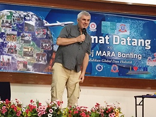 Vadim Kotelnikov Founder of Innompic Games Malaysia IPMA 2018 Kolej Mara