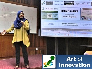 Farah Izzati, Miss Innovation World, speaker, IPMA 2018, Malaysia