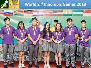 Innompic Games 2018 Malaysia Vietnam team best presentation award winner