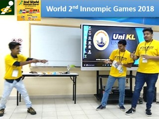 Innoball Innovation Football simulation game Innovation Brainball India team NIT Innompic Games 2018 Malaysia UniKL