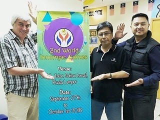 World 2nd Innompic Games 2018 Malaysia organisers Othman Ismail Chairman UniKL Technoputra Vadim Kotelnikov founder