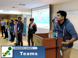 Mohamad Rashdan best team leader Malaysia All-Stars Team Innompic Games 2018, UniKL, best innovator award winner