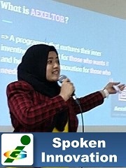 Spoken Innovation contest Nurul Natasya Malayia Miss Innovation World 2018 Innompic Games