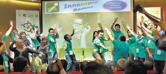 Song Participants of 1st Innompic Games are having fun, Innompic Gesture, Denic Kotelnikov