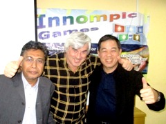 Innompic Games Trainers Vadim Kotelnikov, Othman Ismail. Kim Foo