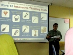 Innompic Training, Malaysia, Othman Ismail, Kore 10 Innovative Thinking Tools