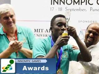 Jjunju Ibrahim, Best Actor award winner, Uganda, Africa, 1st Innompic Games, International Students Team Symbiosis