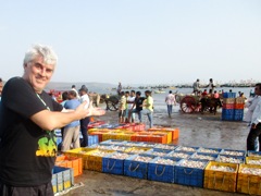 Vadim Kotelnikov at Dapoli Fish Market, India