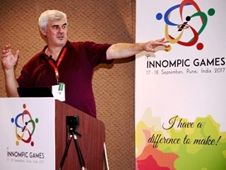 Vadim Kotelnikov, Founder, pre-Games training, 1st Innompic Games, Pune, India 2017