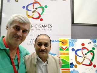 Vadim Kotelnikov, Rajendra Jagdale, 1st Innompic Games 2017, cross-cultural unitiy