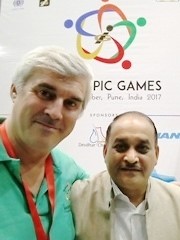 Vadim Kotelnikov, Rajendra Jagdale, 1st Innompic Games 2017, selfie, e-raritet