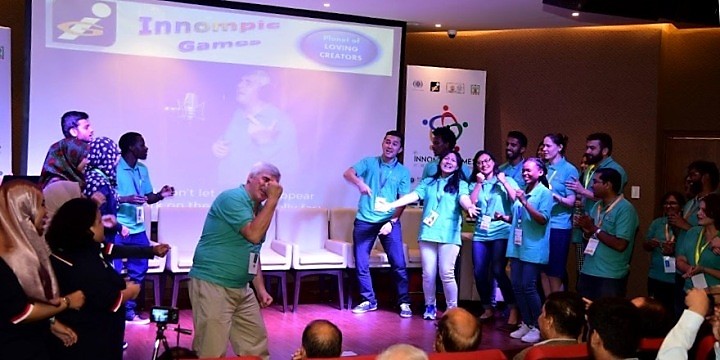 Innompic song "I Have a Difference To Make!", Vadim Kotelnikov, 1st Innompic Games, teams singing, Malaysia International