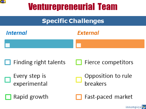 Venturepreneurial Team: Specific Challenges