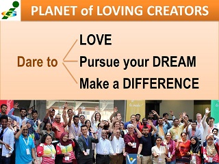 Innompic Planet of Loving Creators motto