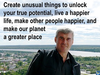 Vadim Kotelnikov, Founder of Innompic Games quote Create unusual things, make our planet a better place