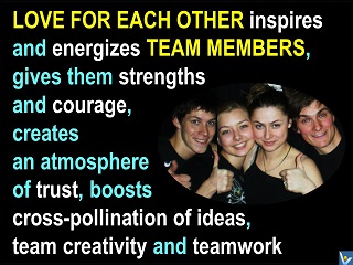 Loving Team, passionate team, love for each other, best teamwork, Innompic messages to the World, Vadim Kotelnikov