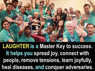 Laughter is a master key to success, joy and health Vadim Kotelnikov quotes Innompic Games