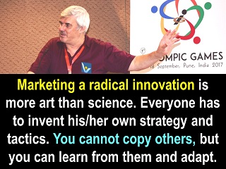 Vadim Kotelnikov How to market radical innovation new product quotes advice