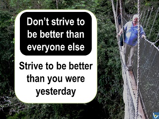 Vadim Kotelnikov quotes Strive to be better than you were yesterday