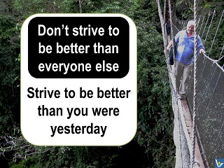 Vadim Kotelnikov quotes Strive to be better than you were yesterday