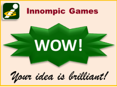 WOW idea assessment card, best innovator award, Innompic Games, Innompics Creation Show